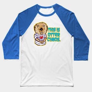 SECOND NATURE Otter Chaos Baseball T-Shirt